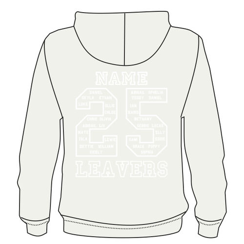 Adult Leavers Hoodie + NAME Thumbnail